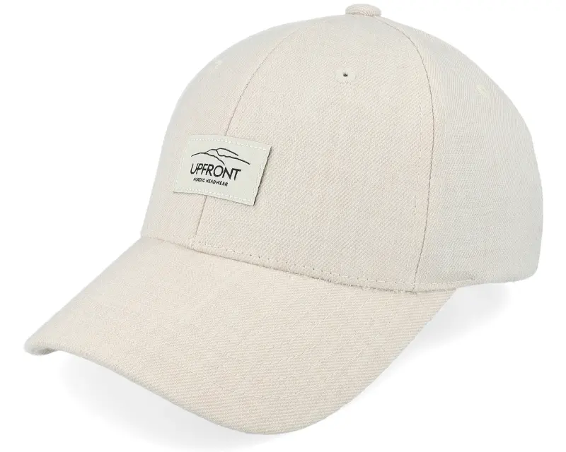Upfront Haakon Hard Low Baseball Cap Beige Adjustable online