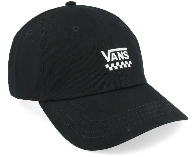 Vans Court Side Curved Bill Jockey Black Dad Cap online