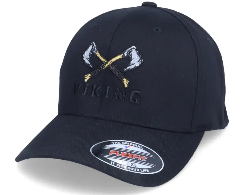 Vikings Axe Cross Logo Black Flexfit online