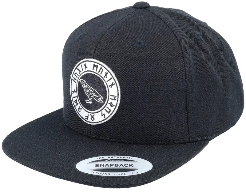 Vikings Hugin Munin Eyes Of Odin Black Snapback online