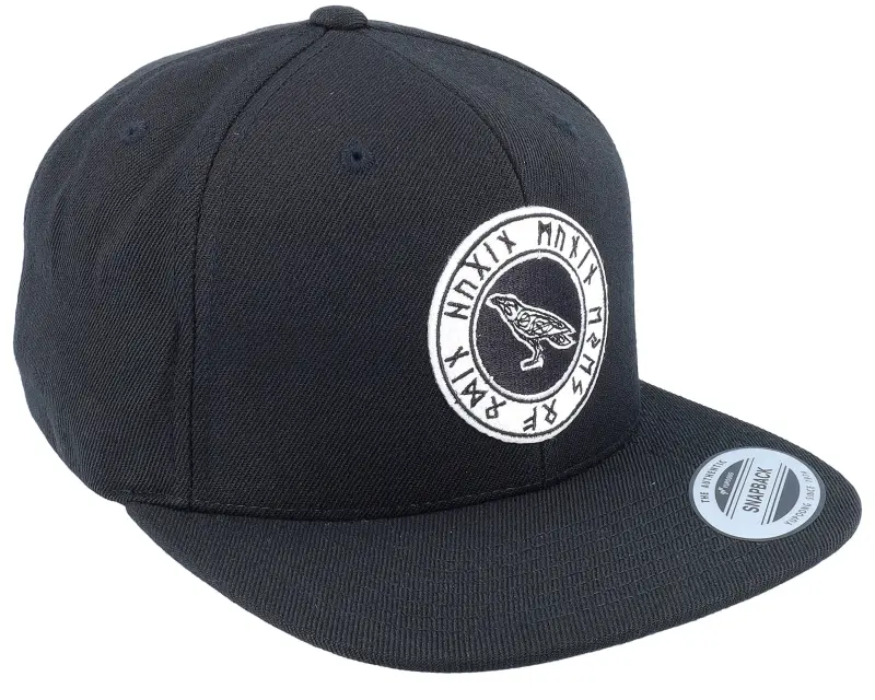 Vikings Hugin Munin Eyes Of Odin Black Snapback online