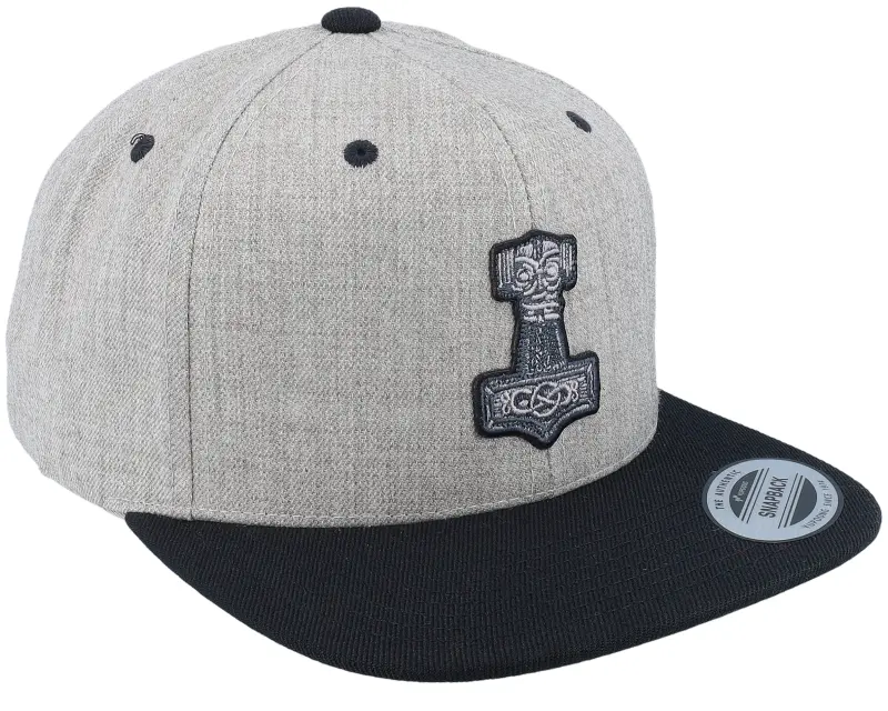 Vikings Tors Hammer Mjölner Heather Grey/Black Snapback online