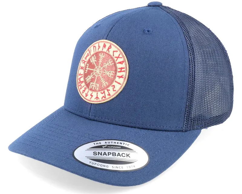 Vikings Vegvísir Rungalder Patch Navy Trucker online