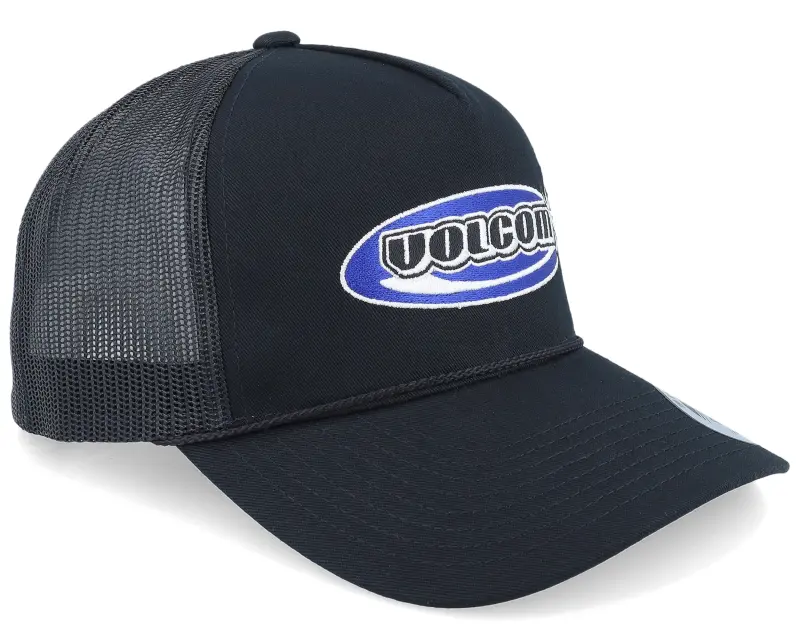 Volcom Road Tested Cheese Hat Black A-Frame Trucker online