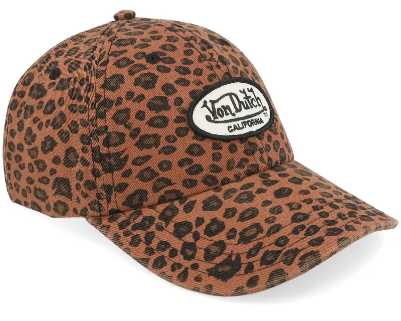 Von Dutch Baseball Suedin Leopard Dad Cap online