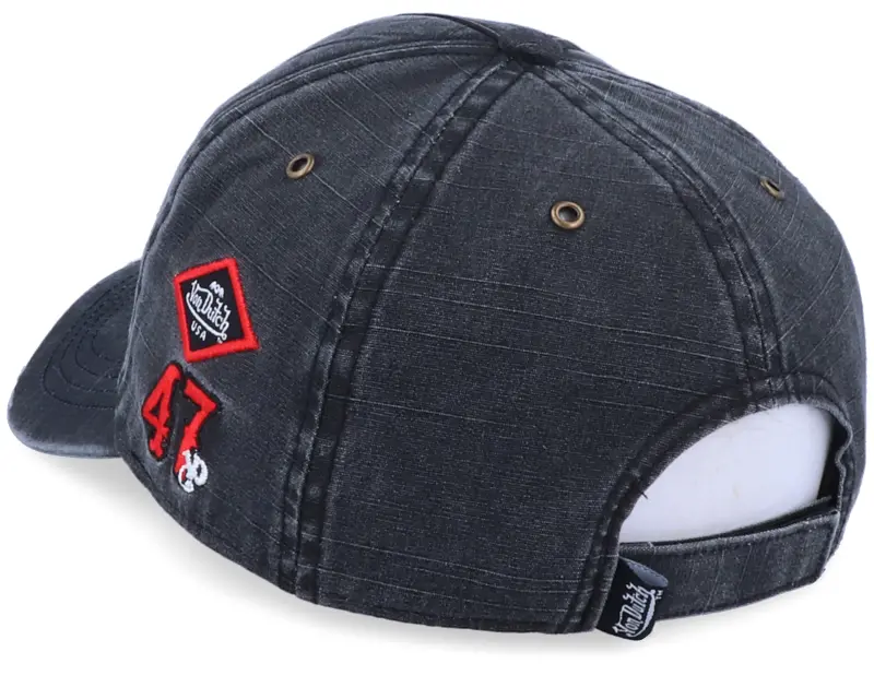 Von Dutch Brotherhood Washed Black/Red Adjustable online