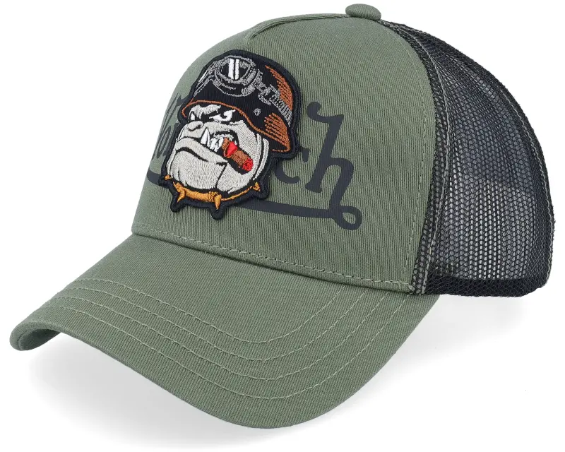 Von Dutch Bulldog Green/Black Trucker online