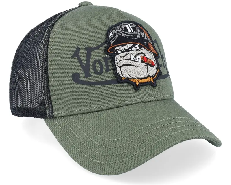 Von Dutch Bulldog Green/Black Trucker online