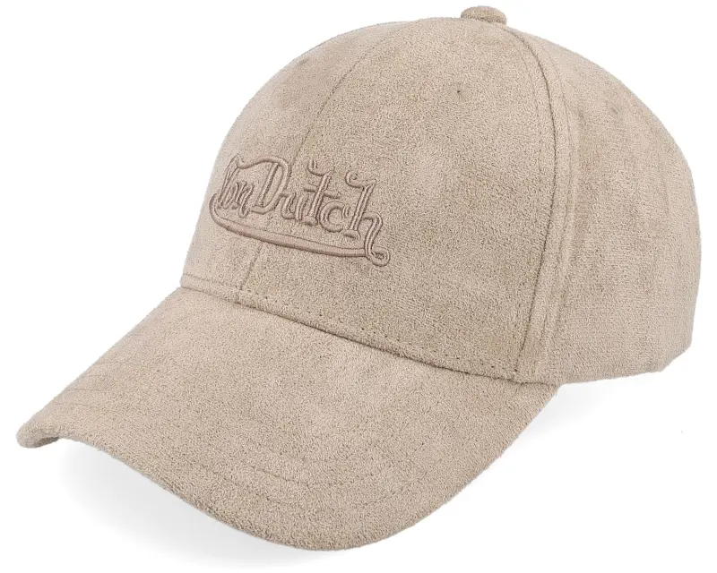 Von Dutch Embroidery Baseball Cap Beige Adjustable online