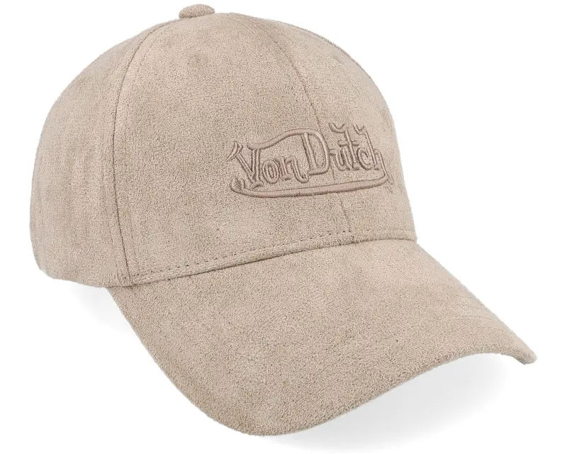 Von Dutch Embroidery Baseball Cap Beige Adjustable online
