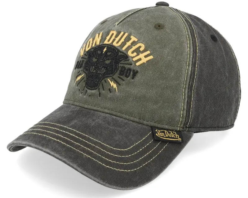 Von Dutch Embroidery Black/Dark Green Dad Cap online