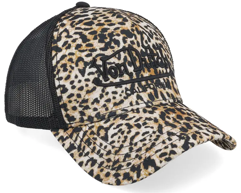 Von Dutch Embroidery Black/Leopard Trucker online