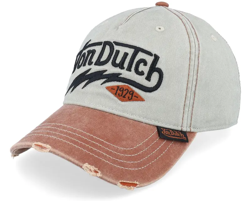 Von Dutch Embroidery Grey/Red Dad Cap online