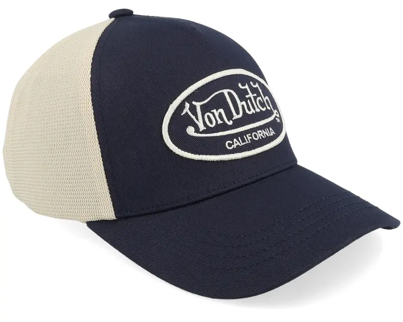 Von Dutch Embroidery Oval Navy/White A-Frame Trucker online