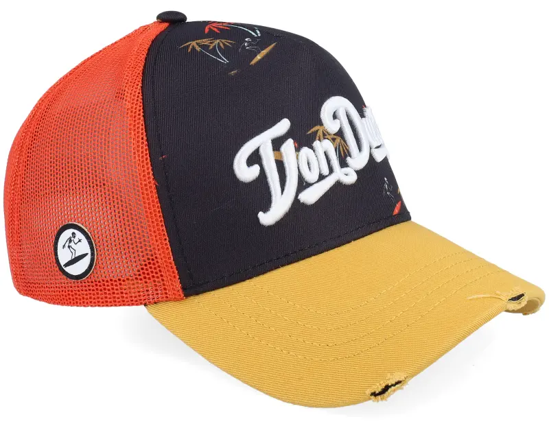 Von Dutch Embroidery Red/Black/Yellow Trucker online