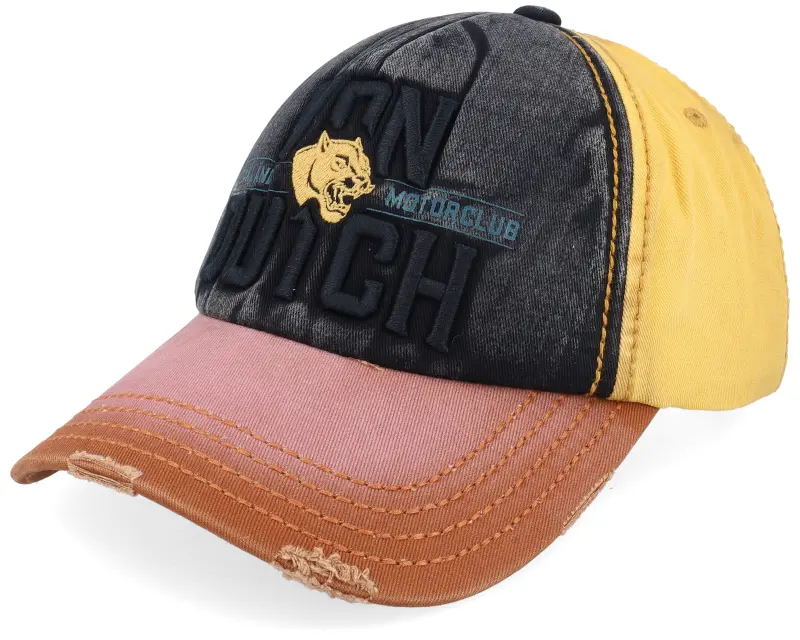 Von Dutch Embroidery Yellow/Black/Red A-frame Dad Cap online
