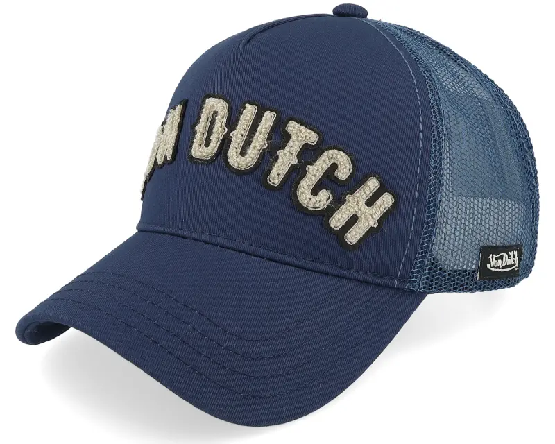 Von Dutch Logo Blue A-Frame Trucker online