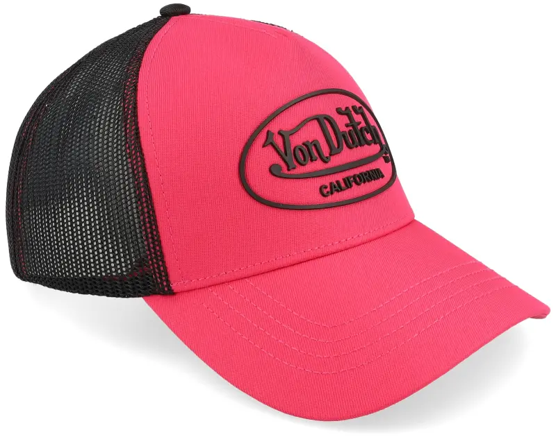 Von Dutch Oval Patch Black/Pink Trucker online