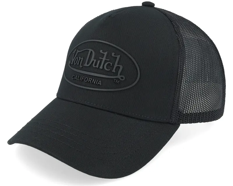 Von Dutch Oval Patch Black Trucker online