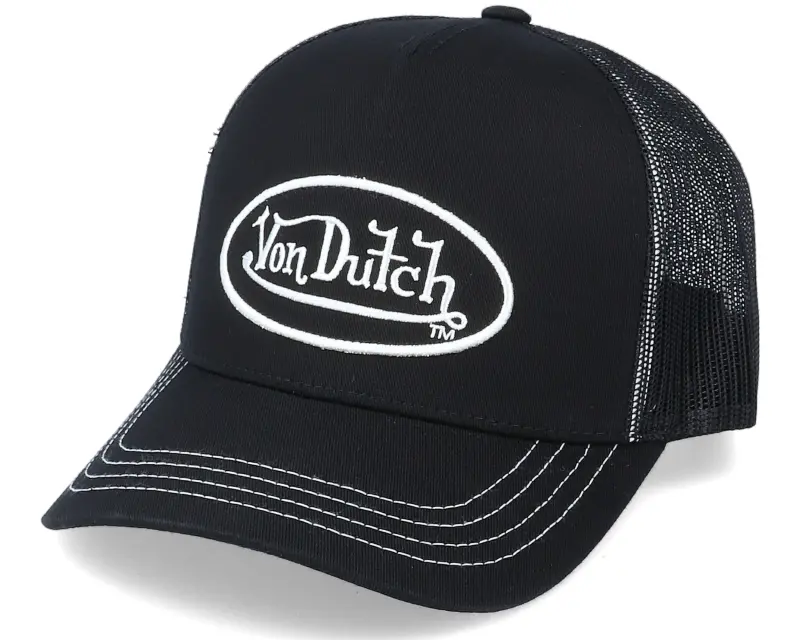 Von Dutch Oval Patch Black/White Trucker online