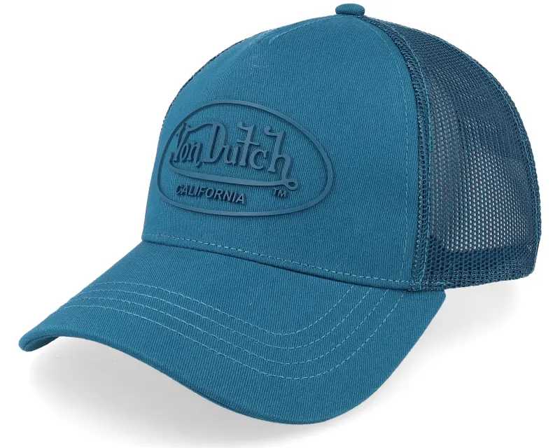 Von Dutch Oval Patch Blue A-Frame Trucker online