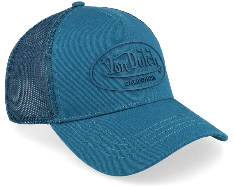 Von Dutch Oval Patch Blue A-Frame Trucker online