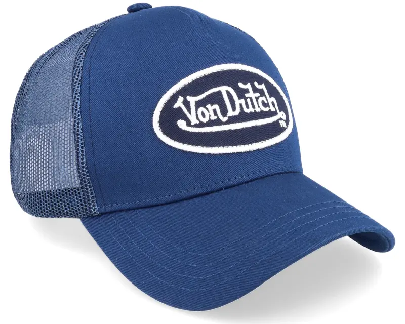Von Dutch Oval Patch Blue/Black Trucker online