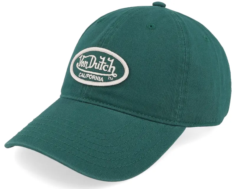 Von Dutch Oval Patch Dark Green Dad Cap online