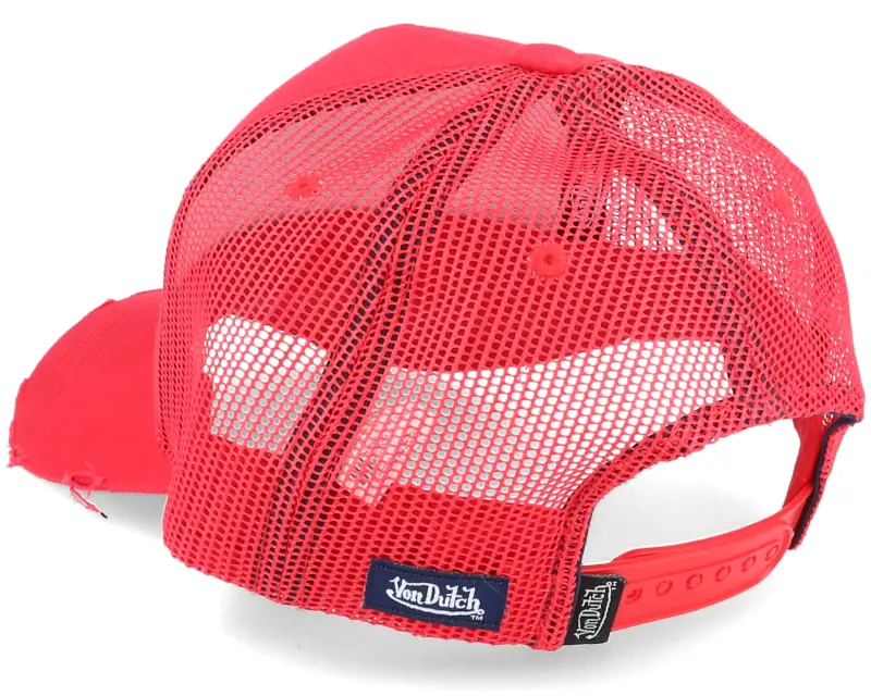 Von Dutch Oval Patch Fresh Red Trucker online