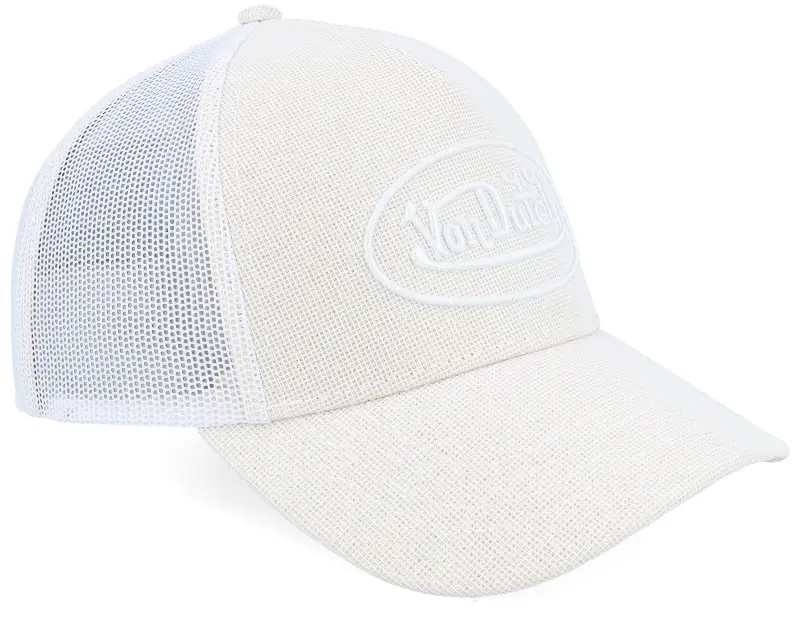 Von Dutch Oval Patch Glitter Grey/Beige Trucker online