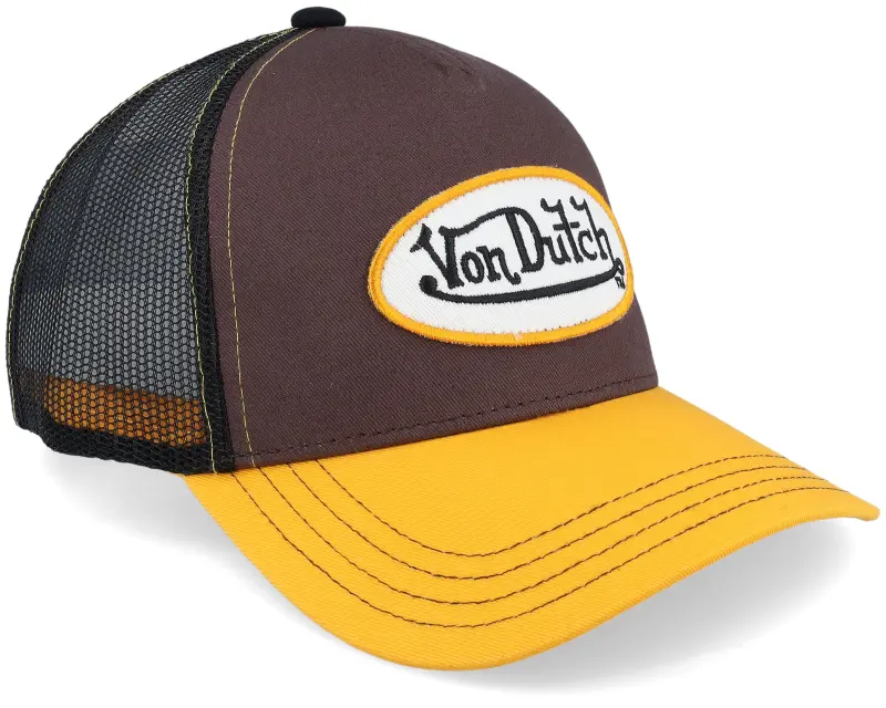 Von Dutch Oval Patch Grey/Orange Trucker online
