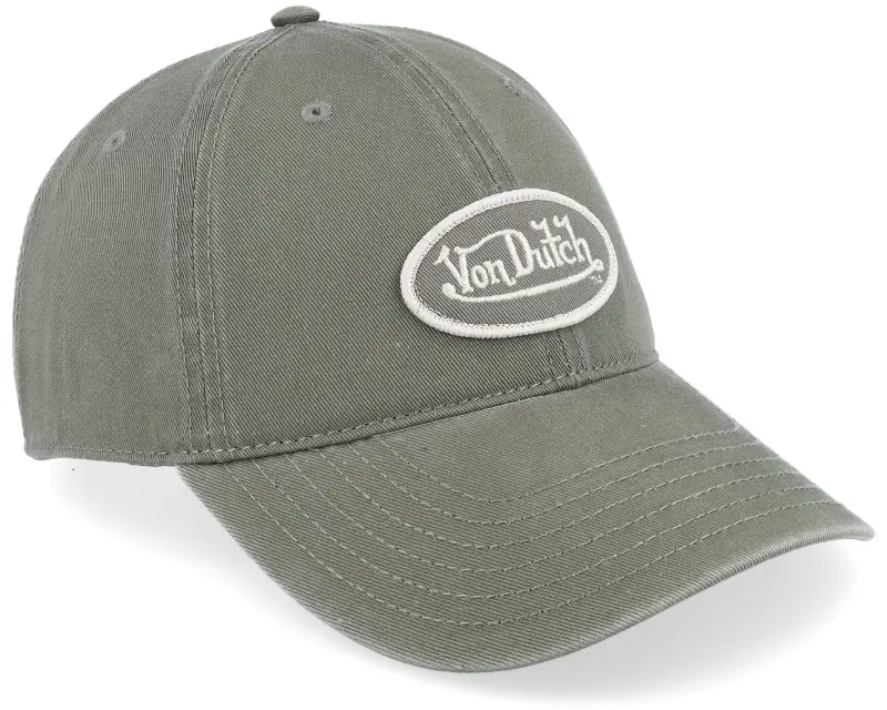 Von Dutch Oval Patch Grey Von Dutch Dad Cap online