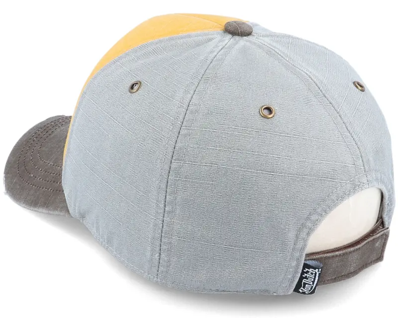 Von Dutch Oval Patch Jackgog Mustard/Brown/Grey Adjustable online