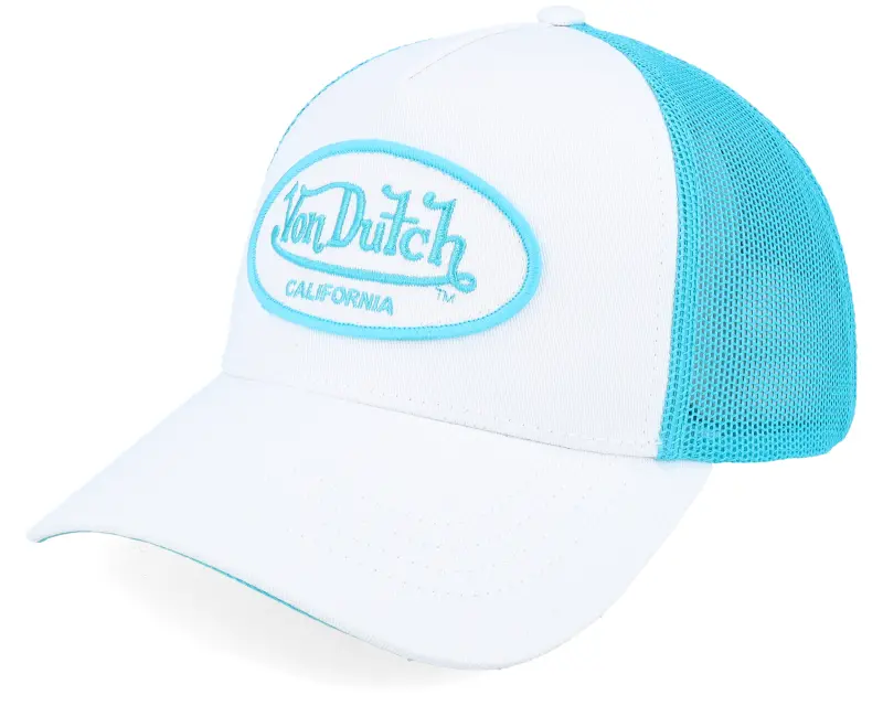 Von Dutch Oval Patch Light Blue/White Trucker online