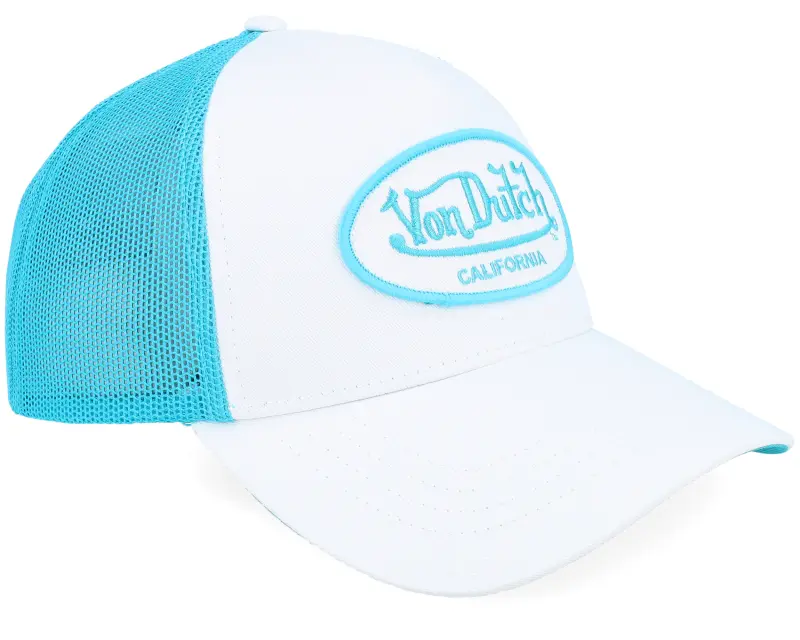 Von Dutch Oval Patch Light Blue/White Trucker online