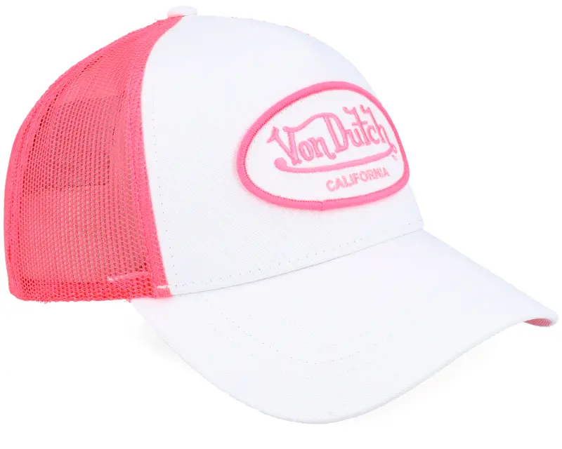 Von Dutch Oval Patch Pink/White Trucker online