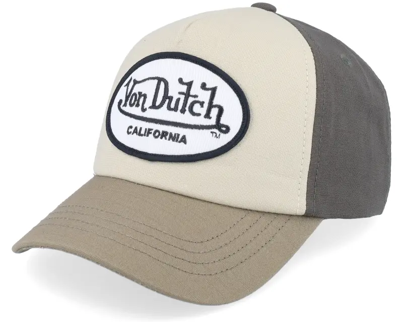Von Dutch Oval Patch Toi Khaki/Olive Adjustable online