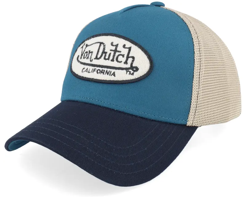 Von Dutch Oval Patch Trucker Yellow/Blue/Black-os online