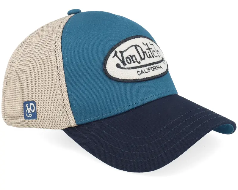 Von Dutch Oval Patch Trucker Yellow/Blue/Black-os online