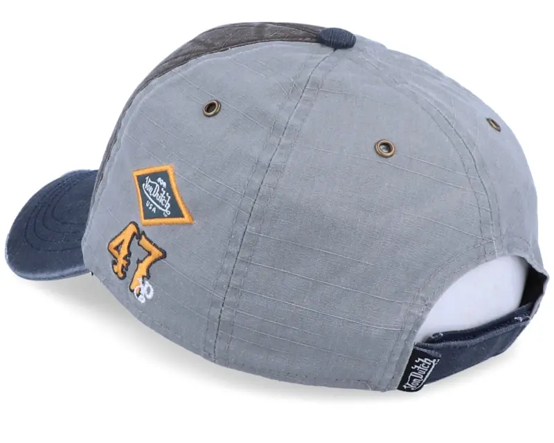Von Dutch Oval Patch Washed Grey/Grey/Orange Adjustable online
