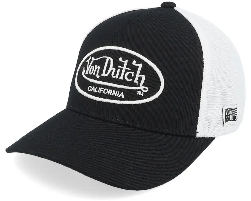 Von Dutch Oval Patch White/Black Trucker online