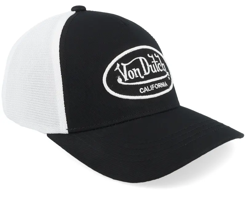 Von Dutch Oval Patch White/Black Trucker online
