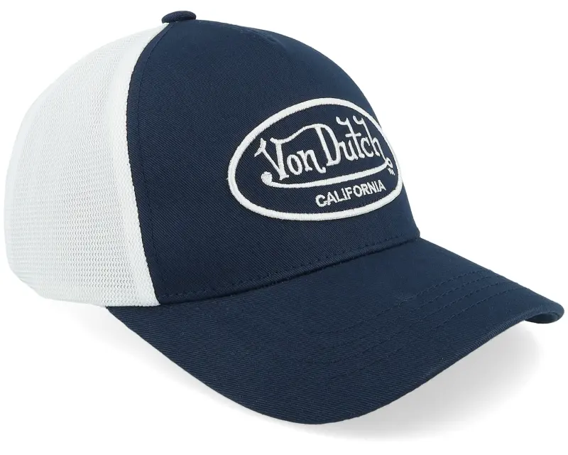 Von Dutch Oval Patch White/Blue Trucker online