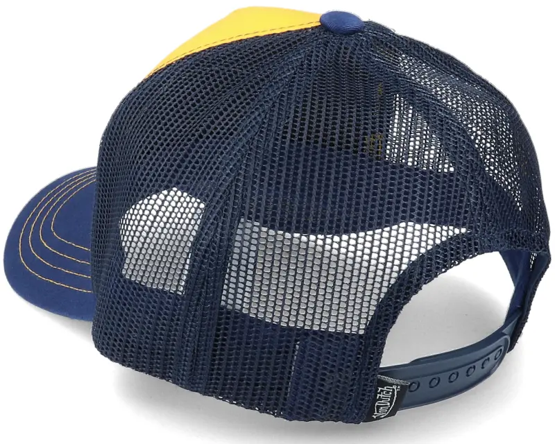 Von Dutch Oval Patch Yellow/Navy Trucker online