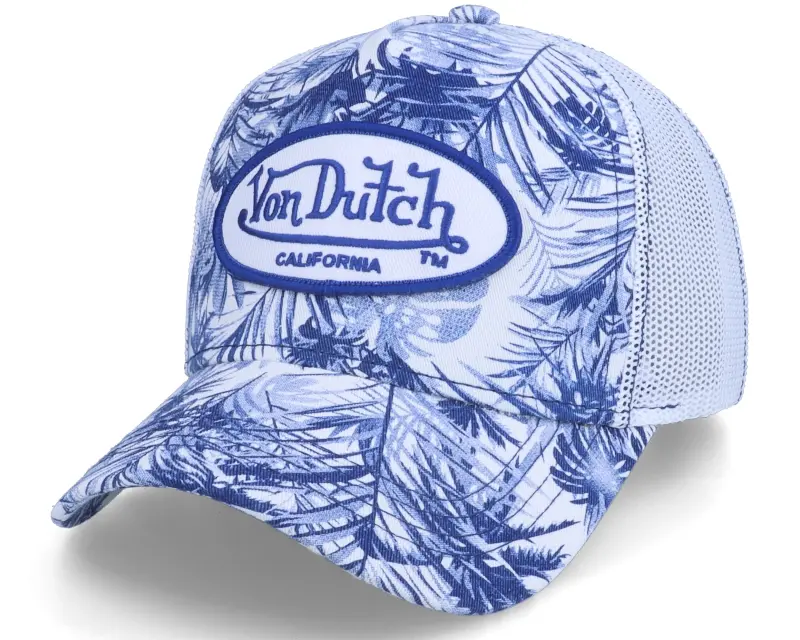 Von Dutch Print Blue/White Trucker online