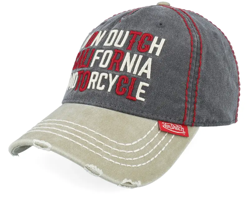 Von Dutch Retro Embroidery Black/Green Dad Cap online