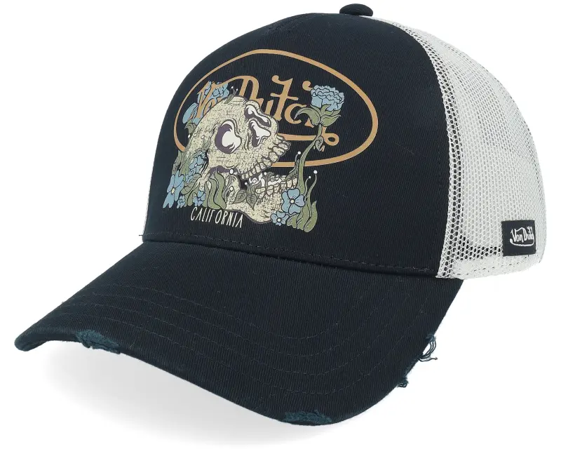 Von Dutch Screen Print White/Black A-Frame Trucker online