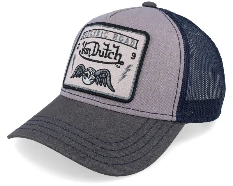 Von Dutch Square Grey/Blue Trucker online