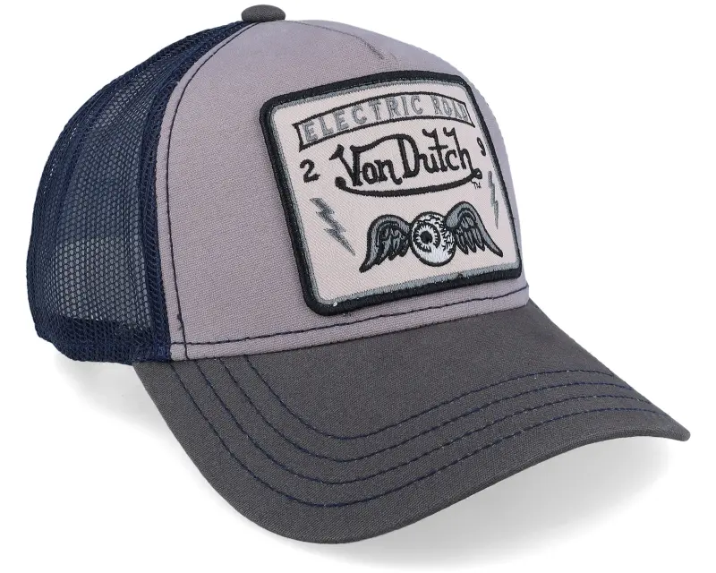 Von Dutch Square Grey/Blue Trucker online