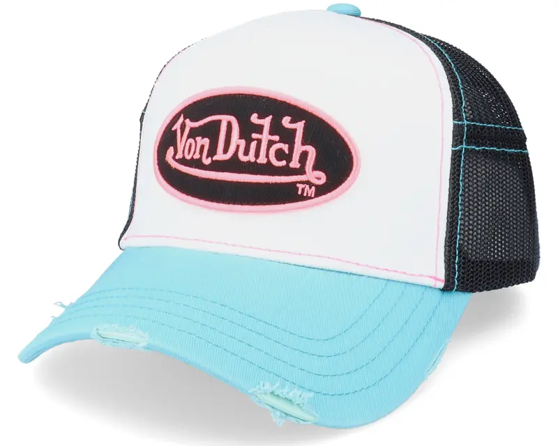 Von Dutch Summer Patch White/Pink Trucker online